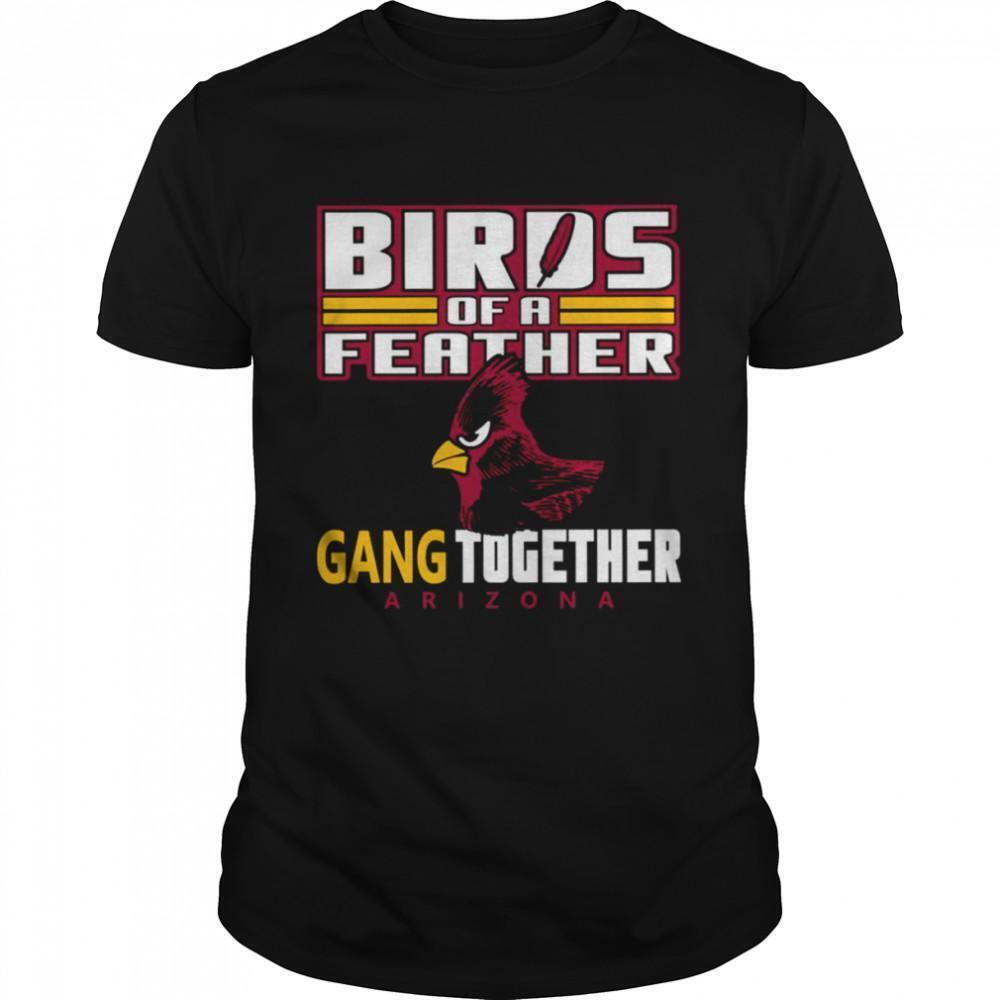 Bird Of A Feather Arizona Football Proud Fan Feather Gang Shirt